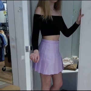 AA lavender tennis skirt